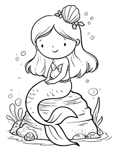 Baby Mermaid Illustration Vinyl Car Decal Sticker – Waterproof & UV-Resistant 8.213333333333333" Baby Mermaid Illustration Vinyl Car Decal Sticker – Waterproof & UV-Resistant 8.213333333333333"