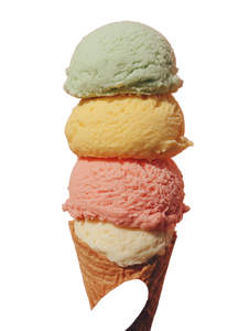 Stacked Ice Cream V2 Vinyl Car Decal Sticker – Waterproof & UV-Resistant 4.1066666666666665"