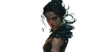 Furious Fantasy Sorceress Vinyl Car Decal Sticker – Waterproof & UV-Resistant 2.72"