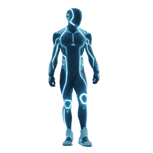 Tron Character Model Vinyl Car Decal Sticker – Waterproof & UV-Resistant 6.826666666666667"