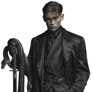 Angry Anime Swordsman Vinyl Car Decal Sticker – Waterproof & UV-Resistant 6.826666666666667"