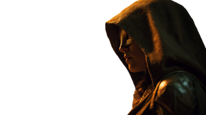 Hooded Gold Mage Vinyl Car Decal Sticker – Waterproof & UV-Resistant 5.4