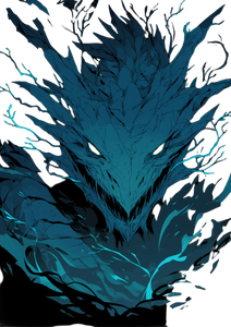 Drowned Leviathan Head Vinyl Car Decal Sticker – Waterproof & UV-Resistant 8.746666666666666"