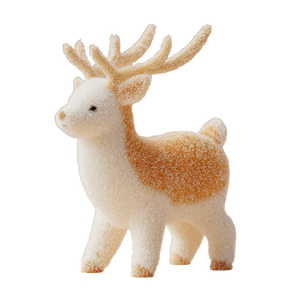 Cute Deer Plush Vinyl Car Decal Sticker – Waterproof & UV-Resistant 3.4133333333333336"