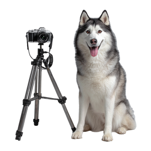 Happy Husky V3 Vinyl Car Decal Sticker – Waterproof & UV-Resistant 3.4133333333333336"