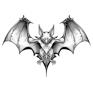 Evil Comic Bat Vinyl Car Decal Sticker – Waterproof & UV-Resistant 3.4133333333333336"
