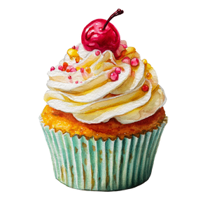 Watercolor Cupcake Vinyl Car Decal Sticker – Waterproof & UV-Resistant 3.4133333333333336" Watercolor Cupcake Vinyl Car Decal Sticker – Waterproof & UV-Resistant 3.4133333333333336"