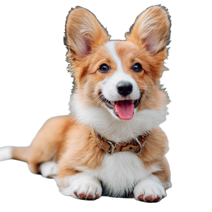 Cute Corgi Dog V3 Vinyl Car Decal Sticker – Waterproof & UV-Resistant 3.4133333333333336"