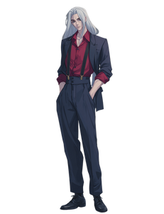 Anime Elegant Man Vinyl Car Decal Sticker – Waterproof & UV-Resistant 4.16"