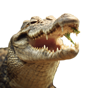 Laughing Crocodile Vinyl Car Decal Sticker – Waterproof & UV-Resistant 6.826666666666667"