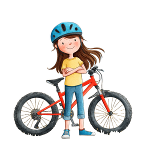 Proud Young Cyclist Vinyl Car Decal Sticker – Waterproof & UV-Resistant 6.826666666666667"