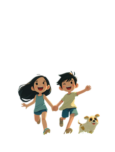 Happy Running Girls V2 Vinyl Car Decal Sticker – Waterproof & UV-Resistant 4.1066666666666665"