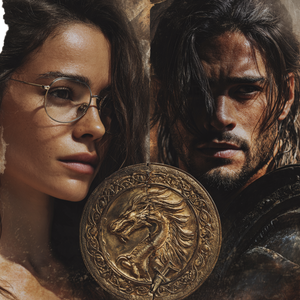 Dragon Medallion Tale Vinyl Car Decal Sticker – Waterproof & UV-Resistant 3.4133333333333336"