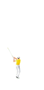 Golfer Illustration Vinyl Car Decal Sticker – Waterproof & UV-Resistant 5.226666666666667"