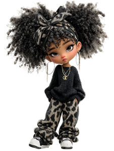 Chibi Doll Fashion Vinyl Car Decal Sticker – Waterproof & UV-Resistant 8.213333333333333" Chibi Doll Fashion Vinyl Car Decal Sticker – Waterproof & UV-Resistant 8.213333333333333"