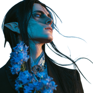 Handsome Elf Girl Vinyl Car Decal Sticker – Waterproof & UV-Resistant 3.4133333333333336"