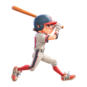 Cartoon Baseball Player V4 Vinyl Car Decal Sticker – Waterproof & UV-Resistant 3.4133333333333336"