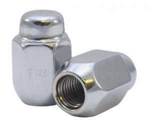 Coyote Lug Nut Box of 100 | Chrome Plated Steel | Set Your Ride Apart