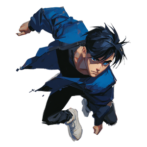 Leaping Motorcyclist Vinyl Car Decal Sticker – Waterproof & UV-Resistant 3.4133333333333336"