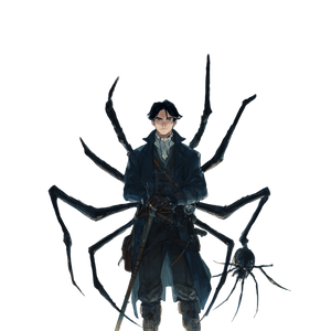 Fantasy Spider Wanderer Vinyl Car Decal Sticker – Waterproof & UV-Resistant 3.4133333333333336"