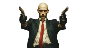 Hitman Portrait Vinyl Car Decal Sticker – Waterproof & UV-Resistant 2.72"