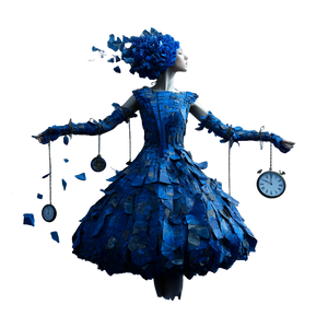 Surreal Blue Woman V2 Vinyl Car Decal Sticker – Waterproof & UV-Resistant 3.4133333333333336" Surreal Blue Woman V2 Vinyl Car Decal Sticker – Waterproof & UV-Resistant 3.4133333333333336"