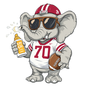 Cartoon Football Elephant Vinyl Car Decal Sticker – Waterproof & UV-Resistant 3.4133333333333336" Cartoon Football Elephant Vinyl Car Decal Sticker – Waterproof & UV-Resistant 3.4133333333333336"