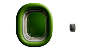 Aircraft Window Vinyl Car Decal Sticker – Waterproof & UV-Resistant 5.4