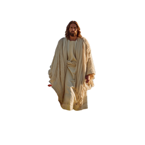 Jesus With Sheep V5 Vinyl Car Decal Sticker – Waterproof & UV-Resistant 3.4133333333333336"