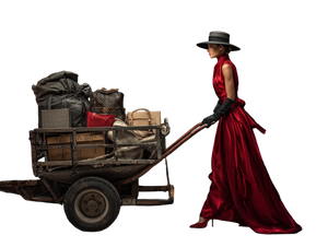 Fashion Model With Wheelbarrow Vinyl Car Decal Sticker – Waterproof & UV-Resistant 6.1866666666666665" Fashion Model With Wheelbarrow Vinyl Car Decal Sticker – Waterproof & UV-Resistant 6.1866666666666665"