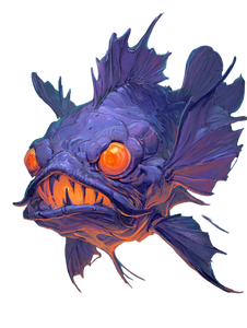 Purple Fantasy Fish Vinyl Car Decal Sticker – Waterproof & UV-Resistant 4.1066666666666665"