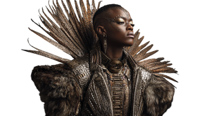 Afrofuturism Couture Vinyl Car Decal Sticker – Waterproof & UV-Resistant 2.72"