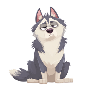 Grumpy Husky Vinyl Car Decal Sticker – Waterproof & UV-Resistant 3.4133333333333336" Grumpy Husky Vinyl Car Decal Sticker – Waterproof & UV-Resistant 3.4133333333333336"