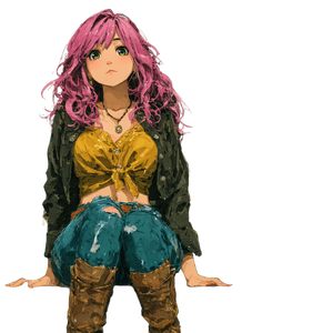 Pink-Haired Anime Girl V7 Vinyl Car Decal Sticker – Waterproof & UV-Resistant 3.4133333333333336" Pink-Haired Anime Girl V7 Vinyl Car Decal Sticker – Waterproof & UV-Resistant 3.4133333333333336"