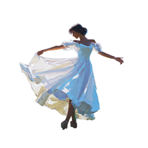 Dancing Girl V29 Vinyl Car Decal Sticker – Waterproof & UV-Resistant 3.4133333333333336"