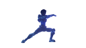 Cyber Action Hero V2 Vinyl Car Decal Sticker – Waterproof & UV-Resistant 2.72"
