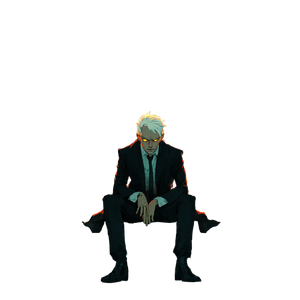 Majestic Silver-Haired Man Vinyl Car Decal Sticker – Waterproof & UV-Resistant 3.4133333333333336"