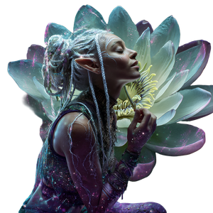 Elf Fairy Star Goddess Vinyl Car Decal Sticker – Waterproof & UV-Resistant 3.4133333333333336"