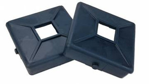 Secure & Durable Sewer Hose Cap | Fit 4 Inch Square Bumper | Black Rubber, Tabbed Design | Set of 2 Secure & Durable Sewer Hose Cap | Fit 4 Inch Square Bumper | Black Rubber, Tabbed Design | Set of 2