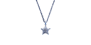Diamond Star Necklace Vinyl Car Decal Sticker – Waterproof & UV-Resistant 5.12"