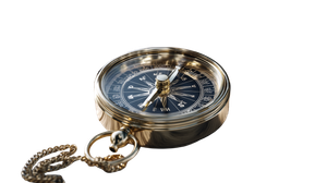 Vintage Brass Compass Vinyl Car Decal Sticker – Waterproof & UV-Resistant 5.4