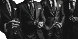 Formal Men Gathering Vinyl Car Decal Sticker – Waterproof & UV-Resistant 2.56"