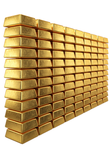 Stacked Gold Bars Vinyl Car Decal Sticker – Waterproof & UV-Resistant 4.1066666666666665"