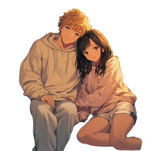 Anime Couple Cuddling Vinyl Car Decal Sticker – Waterproof & UV-Resistant 3.4133333333333336" Anime Couple Cuddling Vinyl Car Decal Sticker – Waterproof & UV-Resistant 3.4133333333333336"