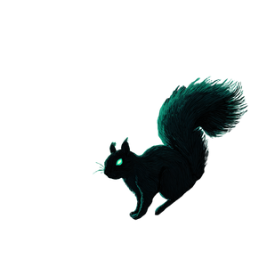 Fantasy Squirrel V3 Vinyl Car Decal Sticker – Waterproof & UV-Resistant 6.826666666666667"