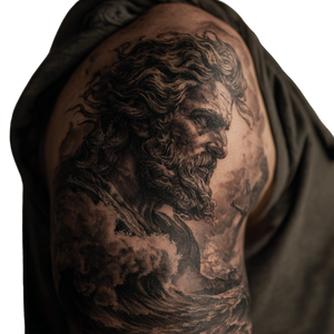Moses Tattoo Vinyl Car Decal Sticker – Waterproof & UV-Resistant 3.4133333333333336"