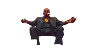 Mafia Boss Showcase Vinyl Car Decal Sticker – Waterproof & UV-Resistant 2.72"
