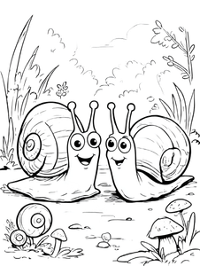 Smiling Philippine Snails Vinyl Car Decal Sticker – Waterproof & UV-Resistant 8.213333333333333"