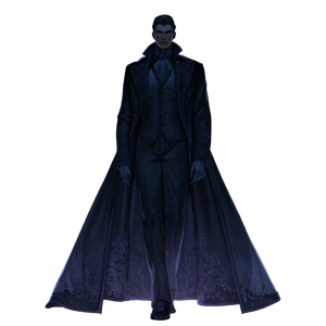 Striking Vampire Noble Vinyl Car Decal Sticker – Waterproof & UV-Resistant 3.4133333333333336"