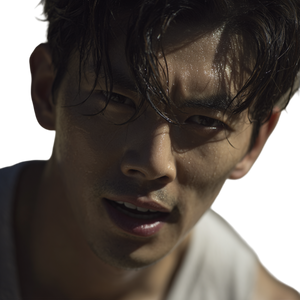 Handsome Korean Model V4 Vinyl Car Decal Sticker – Waterproof & UV-Resistant 3.4133333333333336"